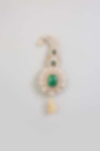 Green Mixed Metal Kalangi by Preeti Mohan Men at Pernia's Pop Up Shop
