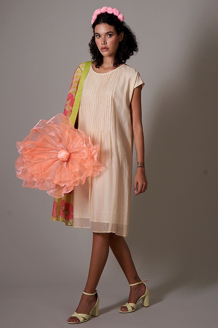 Lime & Sepia Mul Cotton Silk Printed Jacket Set by Priti Prashant at Pernia's Pop Up Shop
