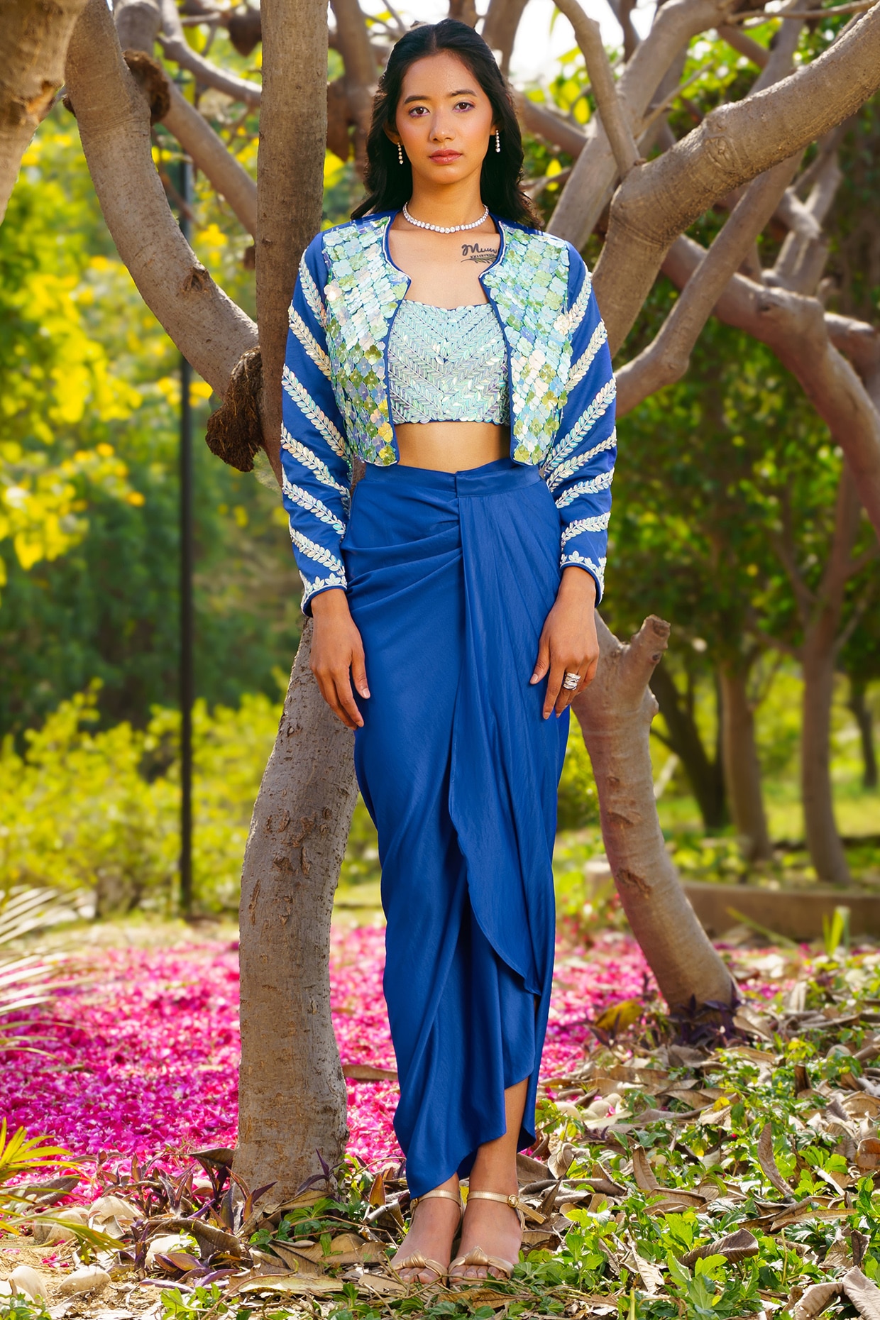 Buy Dhoti Dress With Shrug for Women Online from India's Luxury Designers  2025