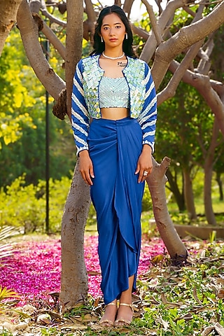 Buy Dhoti Dress With Shrug for Women Online from India's Luxury Designers  2026
