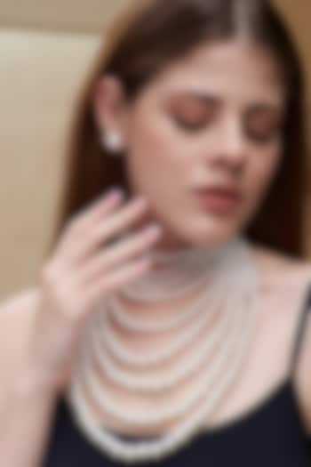 White Pearl Necklace by Prerto at Pernia's Pop Up Shop