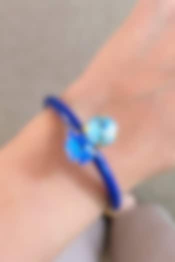 Gold Finish Enameled Bracelet by Prerto at Pernia's Pop Up Shop