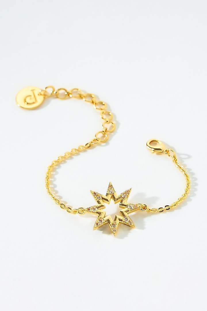 Gold Plated Crystal Bracelet by Prerto