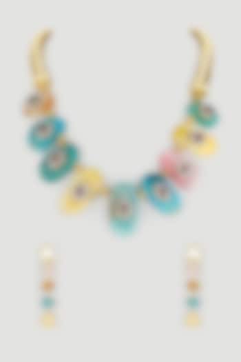 Multi-Colored Necklace With Freshwater Pearls by Parure