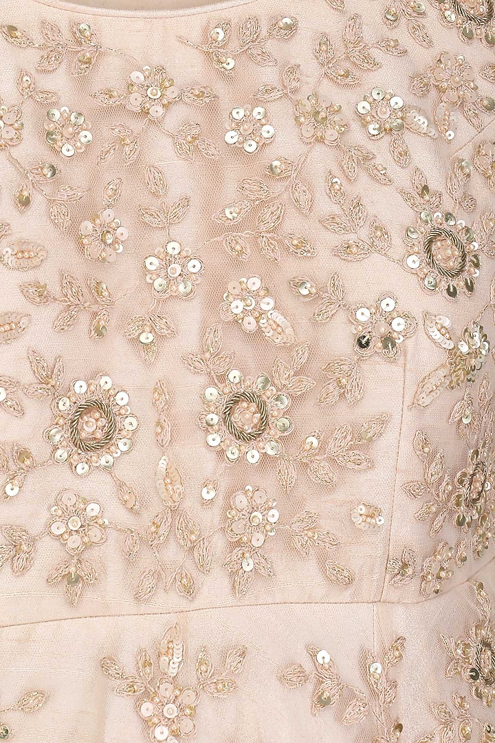 Powder blue embroidered flared gown available only at Pernia's Pop Up Shop.