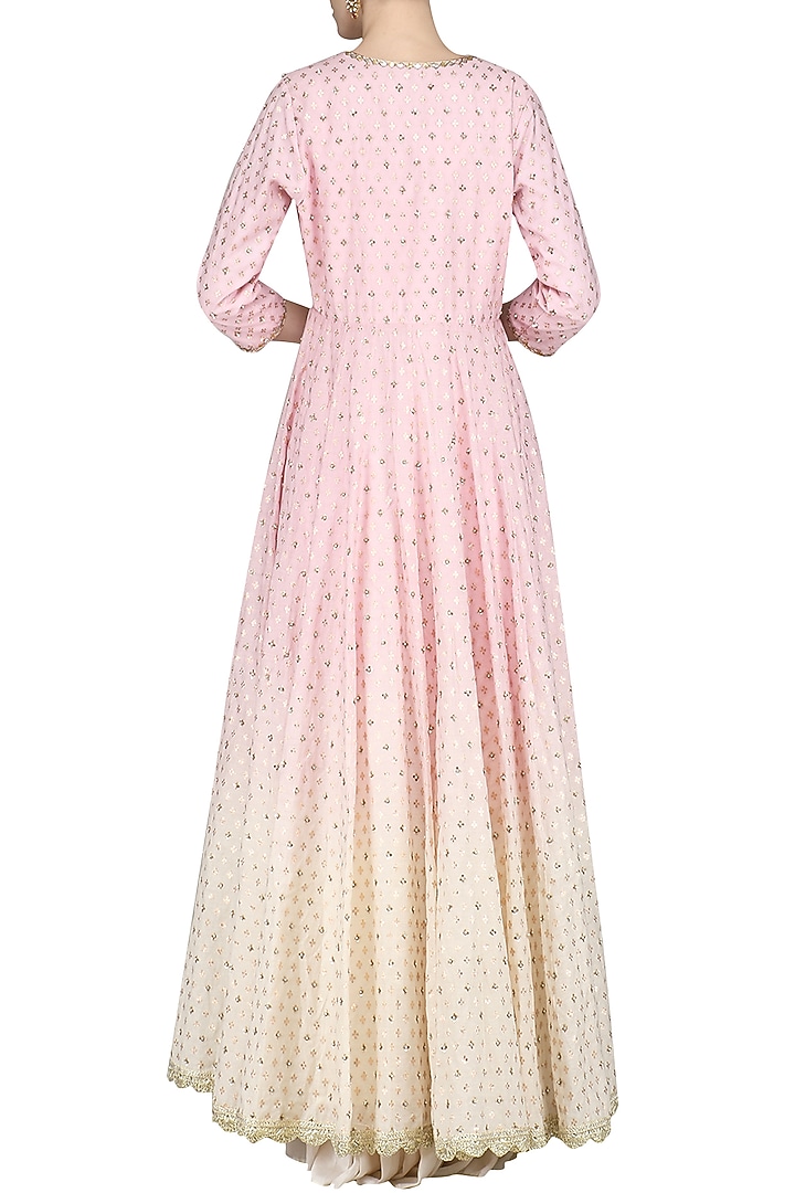 Lilac embroidered jacket with maxi dress available only at Pernia's Pop Up Shop.