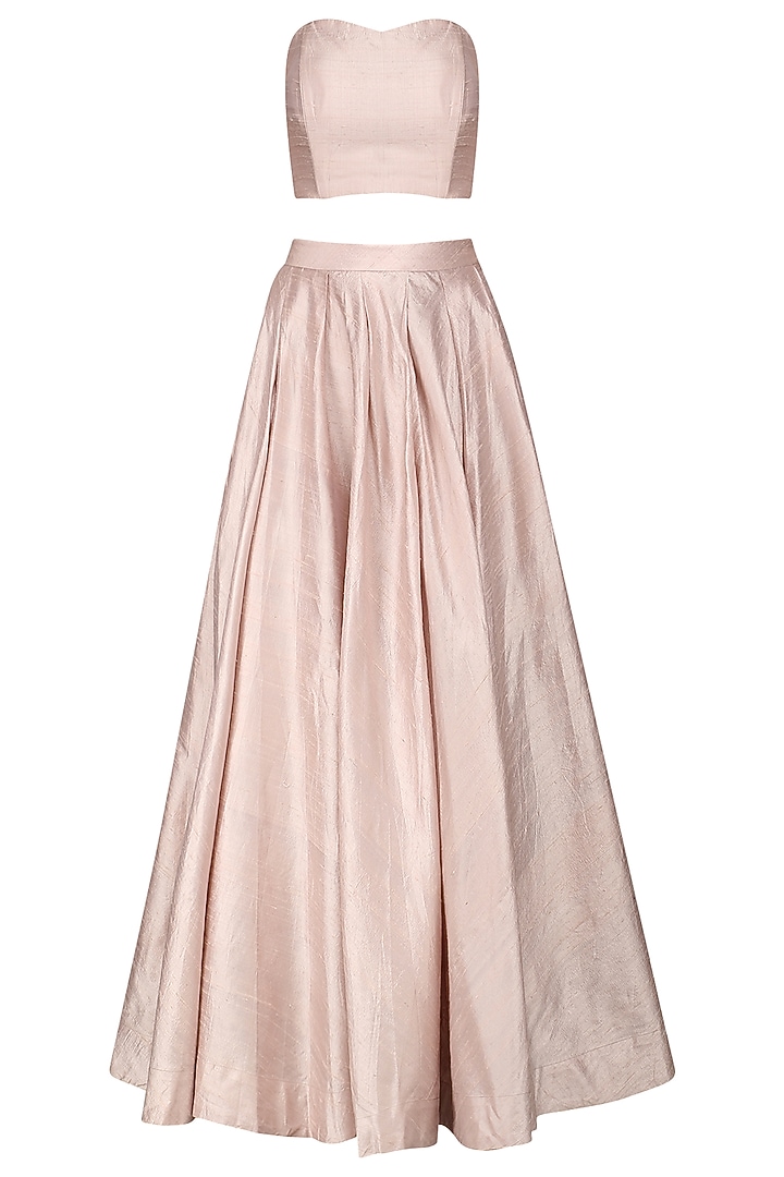 Dirty rose embroidered cape with skirt and bustier available only at Pernia's Pop Up Shop.