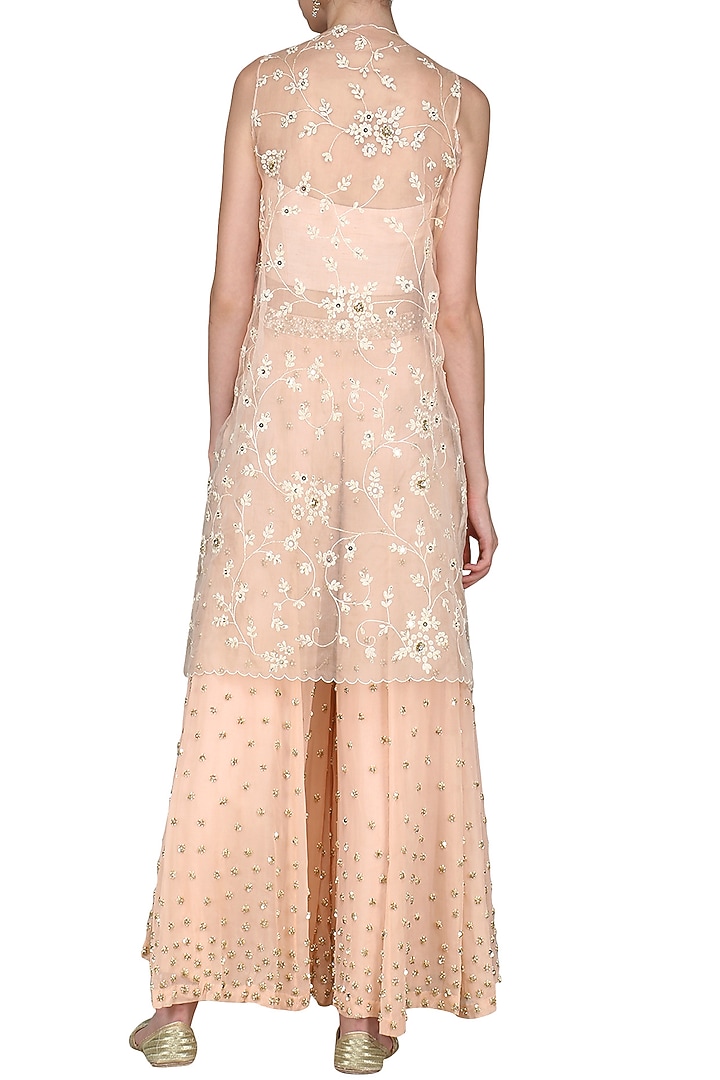 All Over Sequin Embroidery Cape
