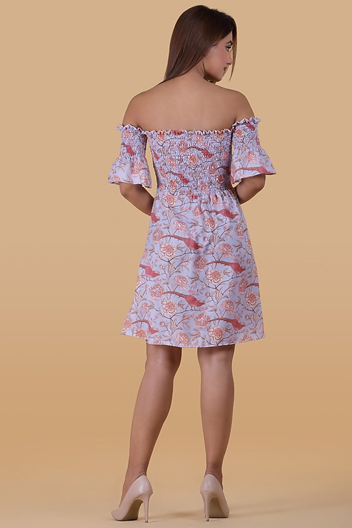Pastel Heather Smock Summer Dress by Pasha at Pernia's Pop Up Shop