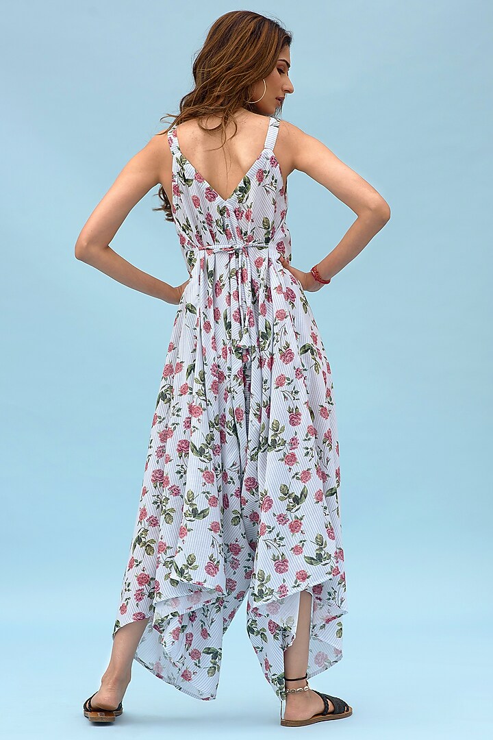 Iceberg Blue Adjustable Palazzo Jumpsuit by Pasha at Pernia's Pop Up Shop
