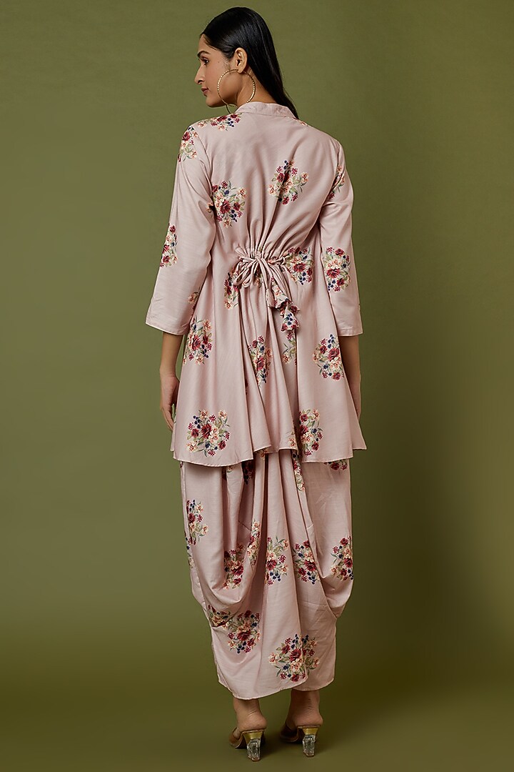 Carnation Pink Floral Printed Summer Dress by Pasha at Pernia's Pop Up Shop