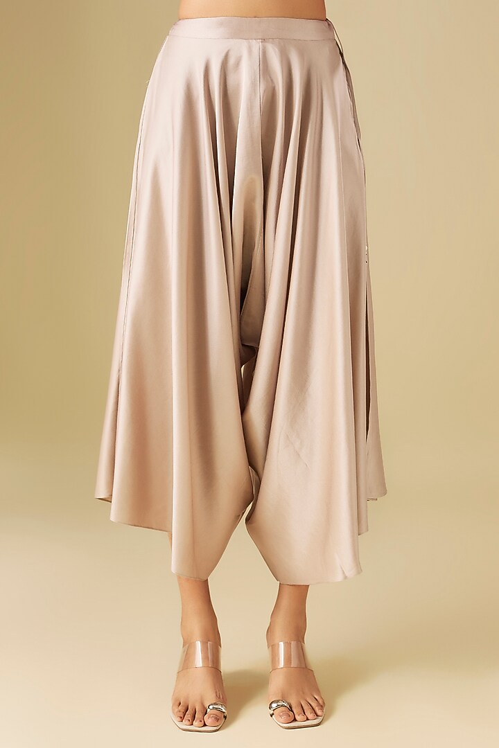 Red Silk Resham Work Kaftan Set by Prisho at Pernia's Pop Up Shop
