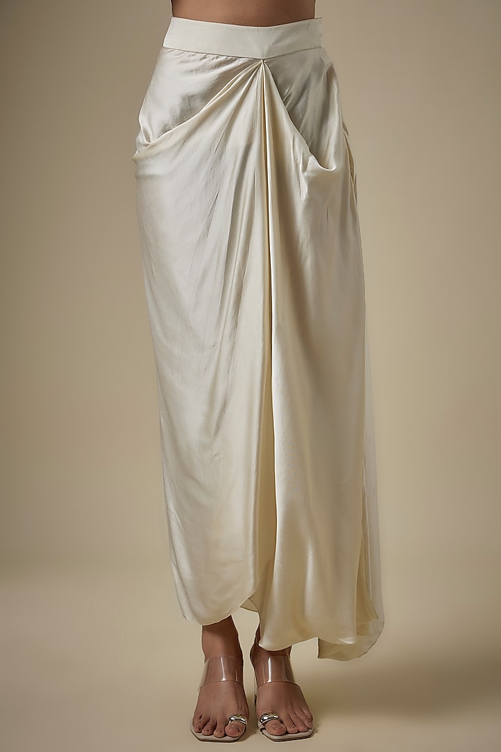 Mustard Bandhej Resham Work Kaftan Set by Prisho at Pernia's Pop Up Shop