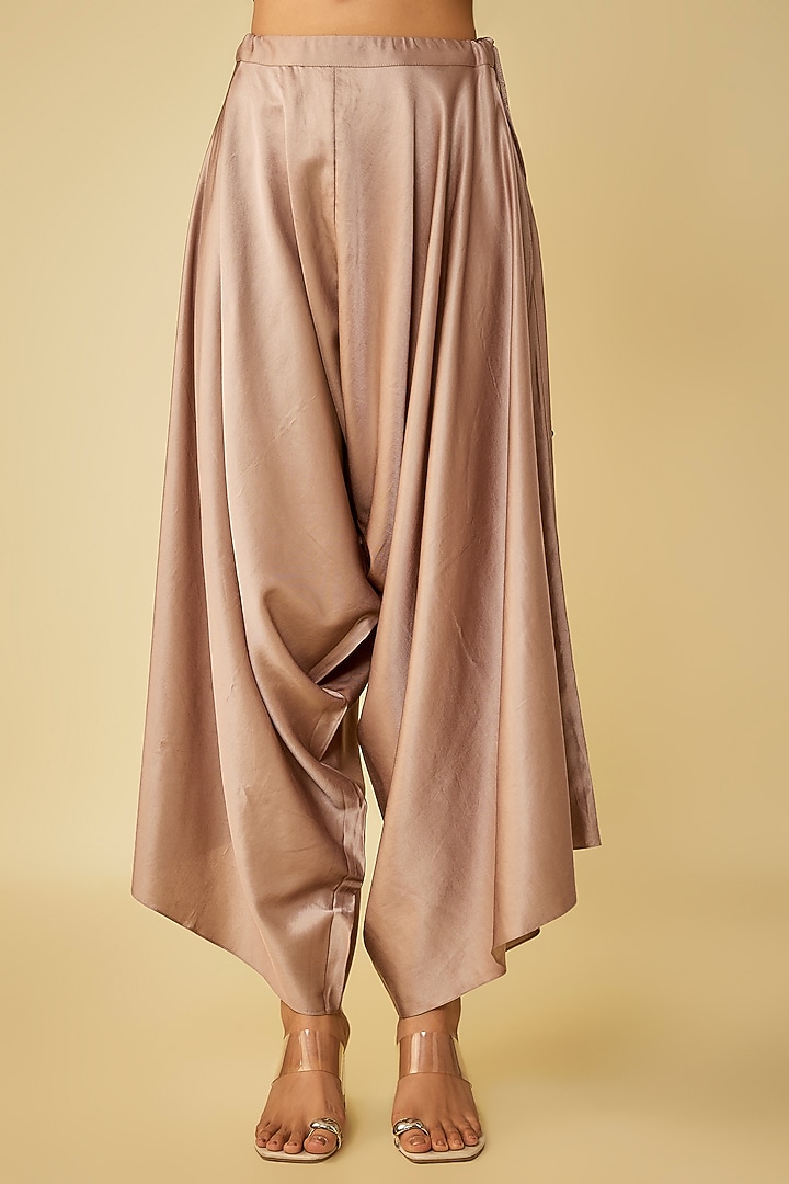 Black Silk Dori Work Kaftan Set by Prisho at Pernia's Pop Up Shop