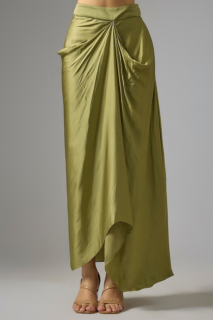 Sea Green Organza Dori Work Cape Set by Prisho at Pernia's Pop Up Shop