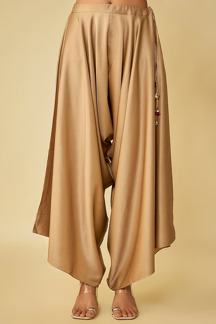 Blue Silk Dori Work Kaftan Set by Prisho at Pernia's Pop Up Shop
