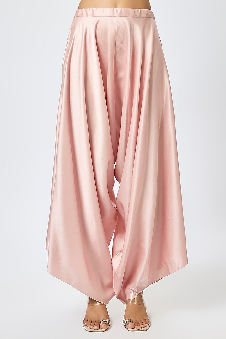 Pink Organza Resham & Maal Work Kaftan Set by Prisho at Pernia's Pop Up Shop
