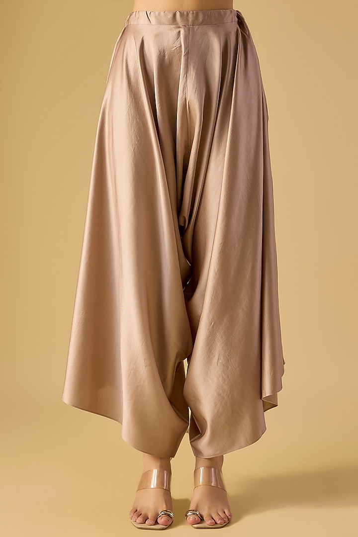 Fuschia Silk Dori Work Kaftan Set by Prisho at Pernia's Pop Up Shop