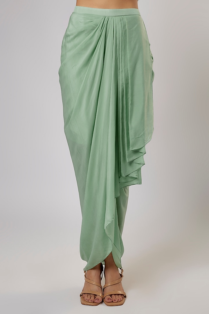 Lime Green Silk Dori & Resham Work Kurta Set by Prisho at Pernia's Pop Up Shop