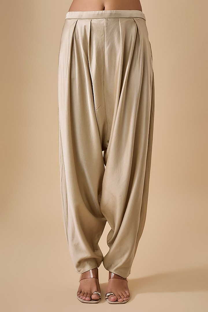 Pista Green Silk Dori Embellished Kaftan Set by Prisho at Pernia's Pop Up Shop