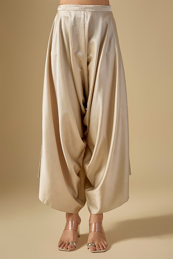 Mustard Bandhej Kaftan Set by Prisho at Pernia's Pop Up Shop
