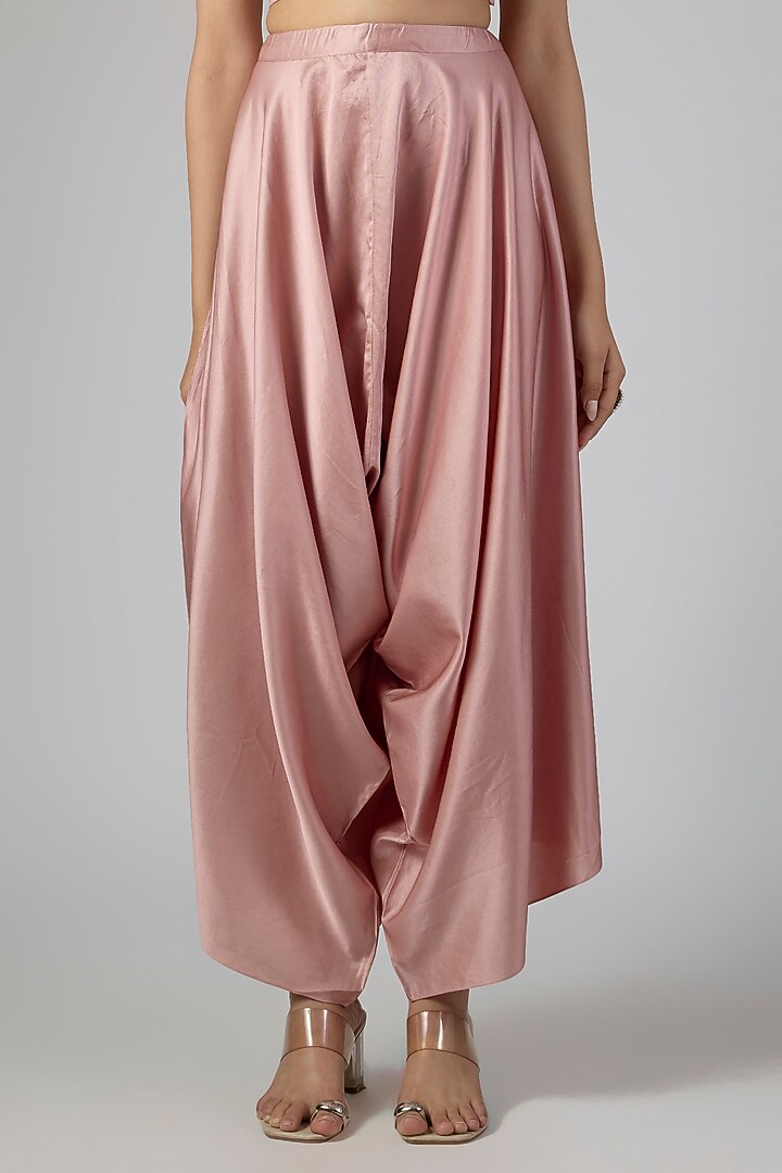 Peach Tissue Kaftan Set by Prisho at Pernia's Pop Up Shop
