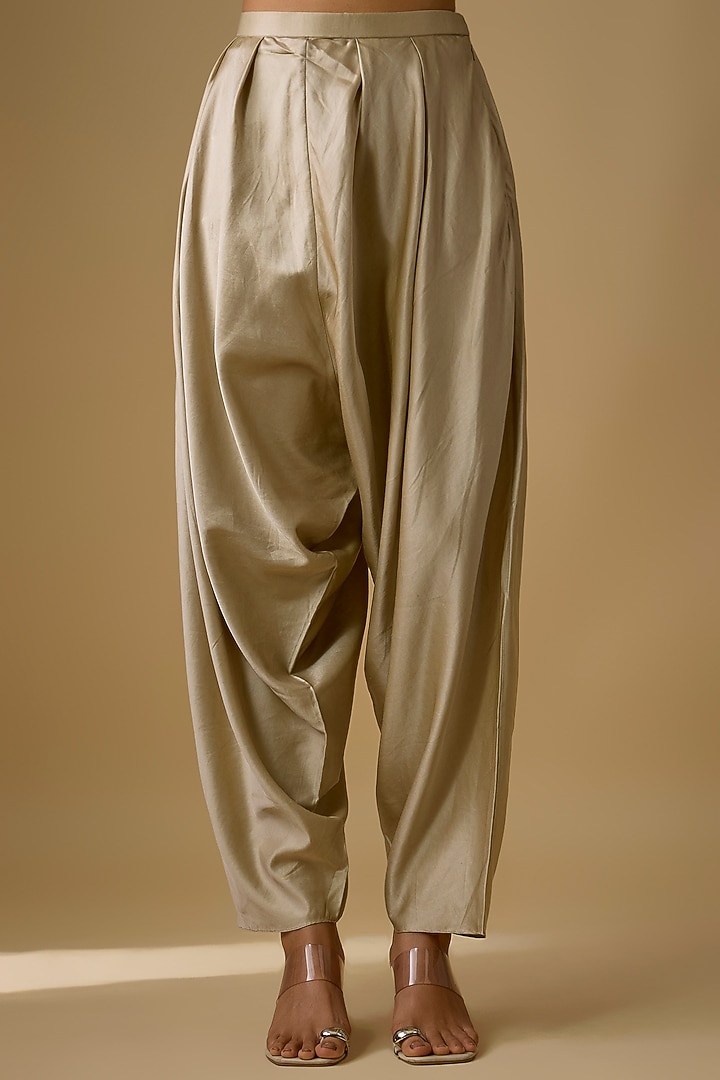 Lime Green Silk Resham Work Kaftan Set by Prisho at Pernia's Pop Up Shop