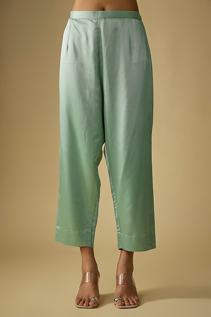 Aqua Silk Dori Work Kurta Set by Prisho at Pernia's Pop Up Shop