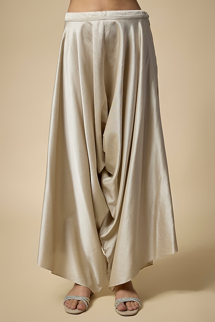 Rust Bandhej Kaftan Set by Prisho at Pernia's Pop Up Shop