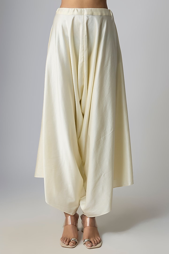 Lime Green Silk Resham Work Kaftan Set by Prisho at Pernia's Pop Up Shop