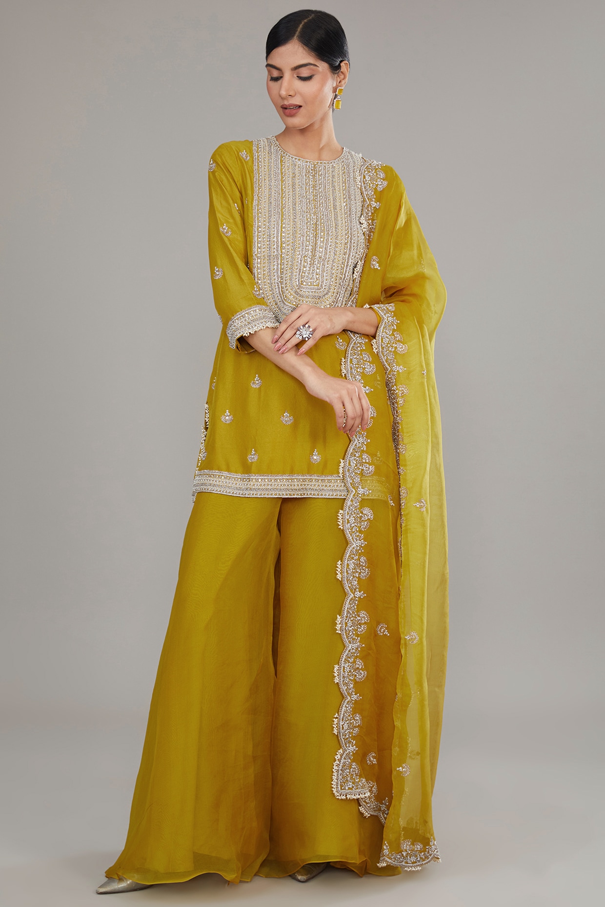Discover 239+ chicken sharara suit