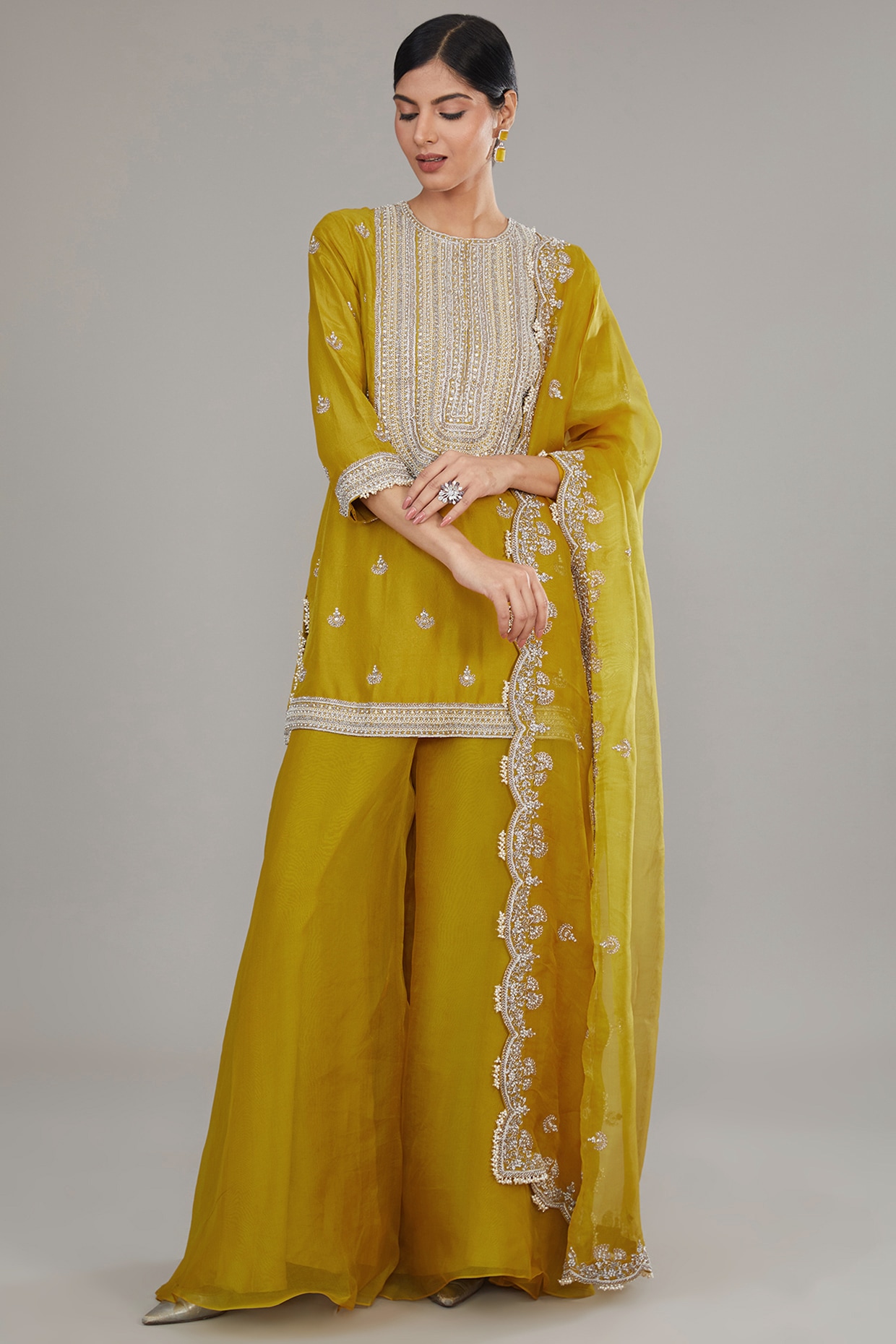 Mode Connection Women Kurta Sharara Ethnic Jacket Set - Buy Mode Connection  Women Kurta Sharara Ethnic Jacket Set Online at Best Prices in India |  Flipkart.com