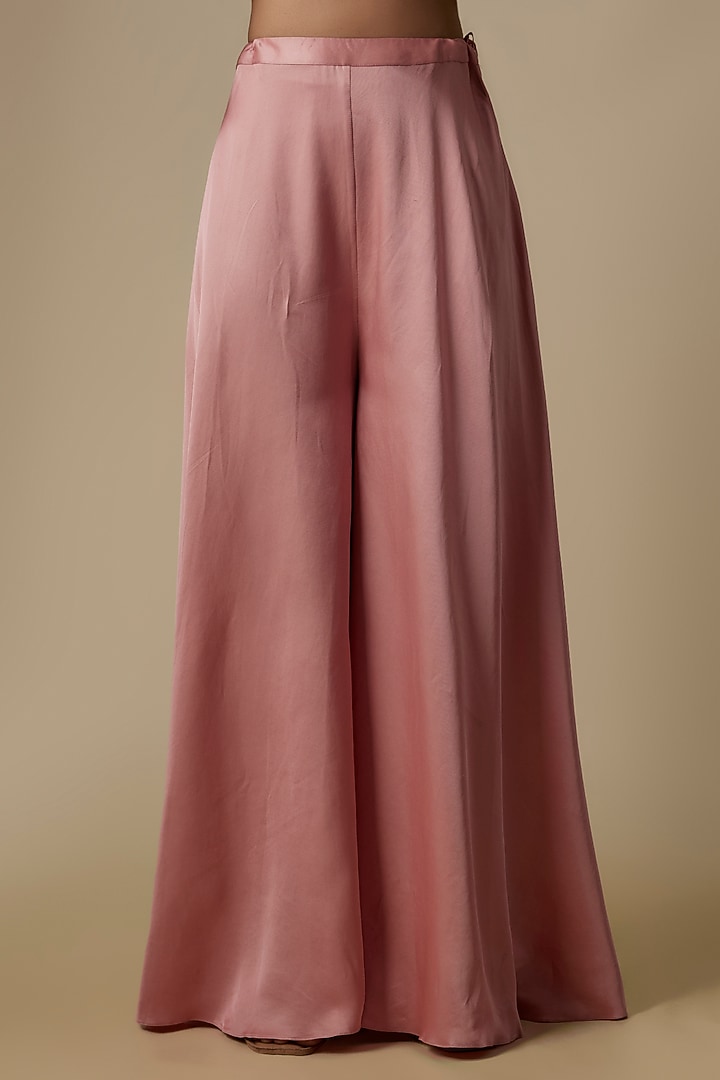 Dark Flamingo Pink Silk Dori Embroidered Kurta Set by Prisho at Pernia's Pop Up Shop