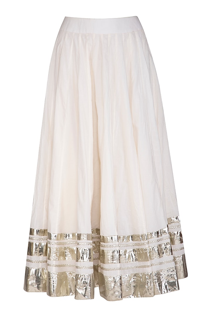 Grey Embroidered Kalidar Wedding Lehenga Set by Priyanka Singh at Pernia's Pop Up Shop
