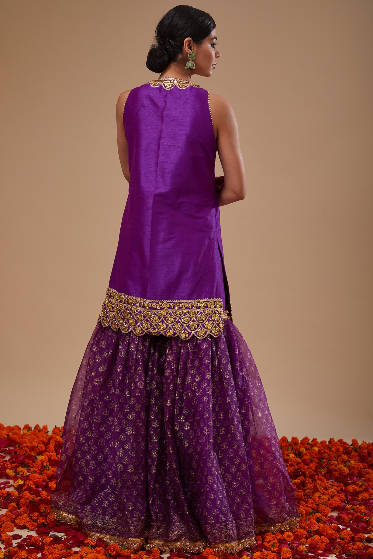 open lace back dress Dolly Elegant Deep Purple Off Shoulder Swing Collar Short Party Dress-PREETI L / Purple