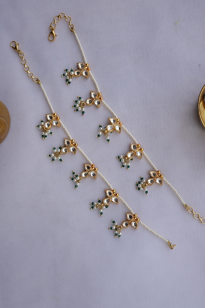 anklets kundan