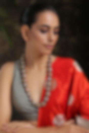 Gold Plated Navratna Necklace by Paisley Pop at Pernia's Pop Up Shop