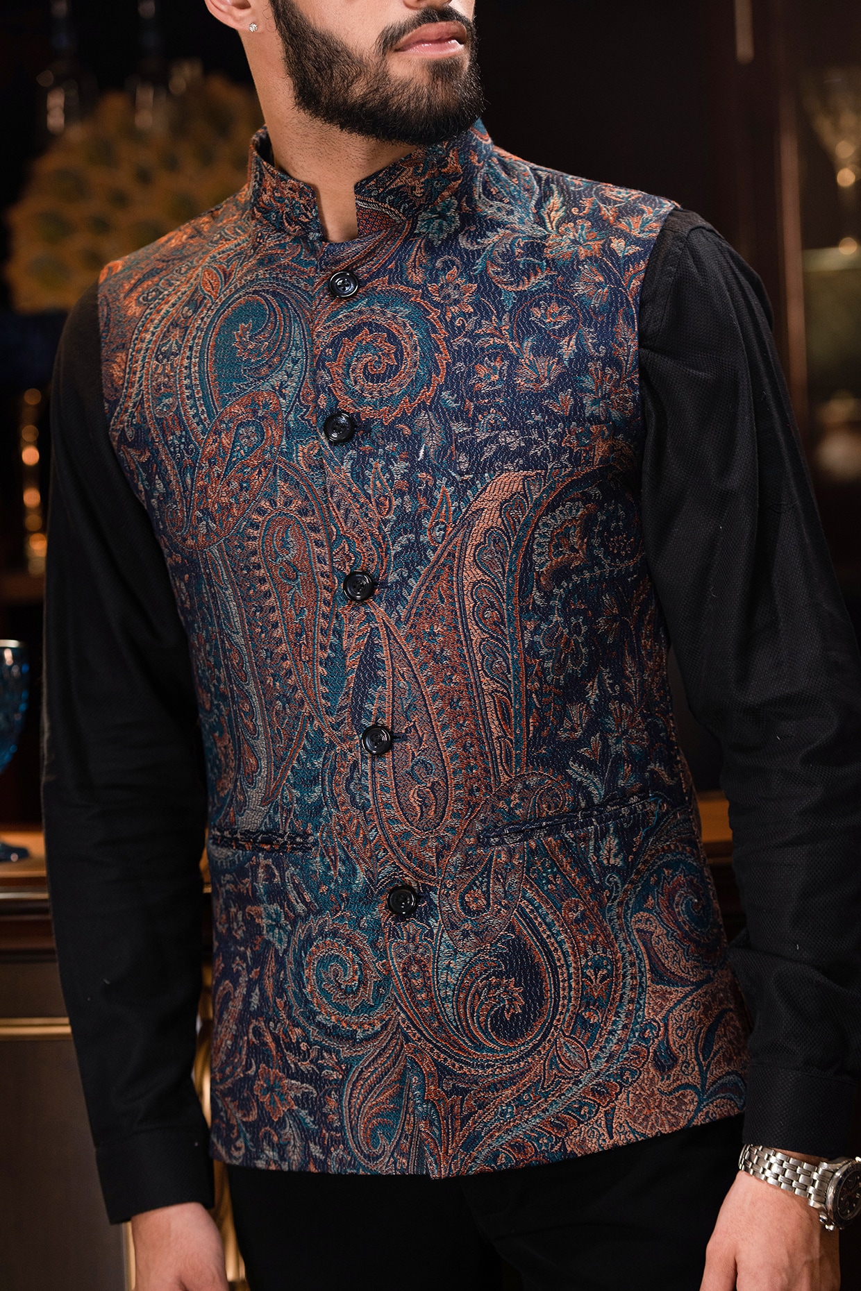 2024 YANTOR Paisley Jacquard Himo Pants