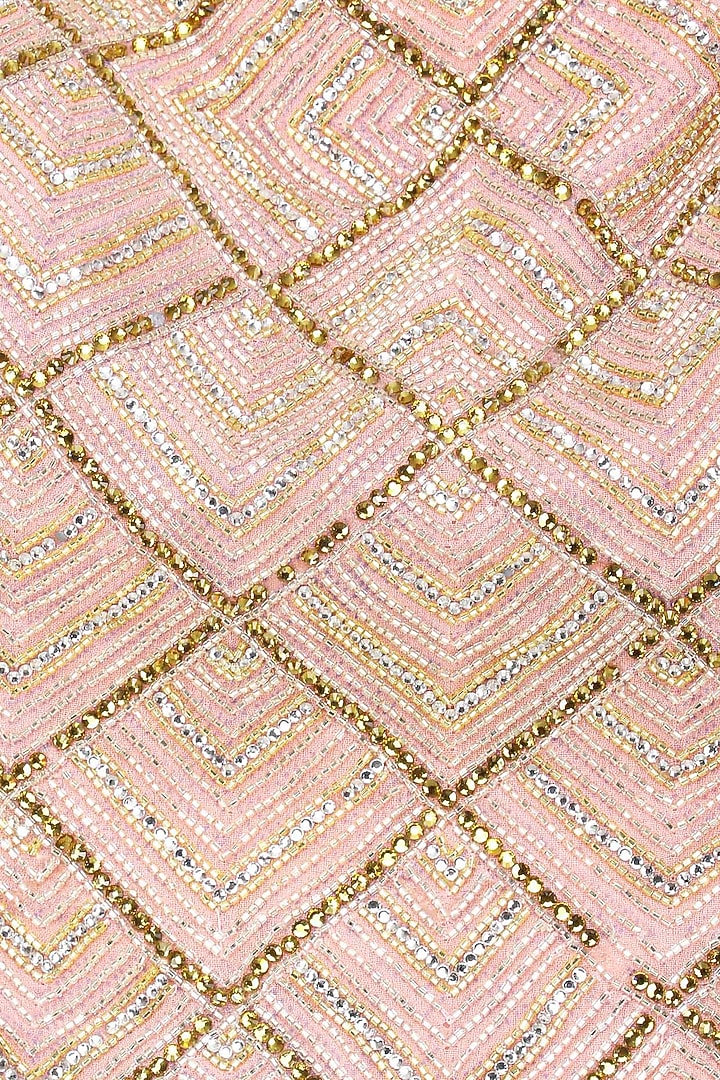 Pink cutdana embroidered lehenga set available only at Pernia's Pop Up Shop.