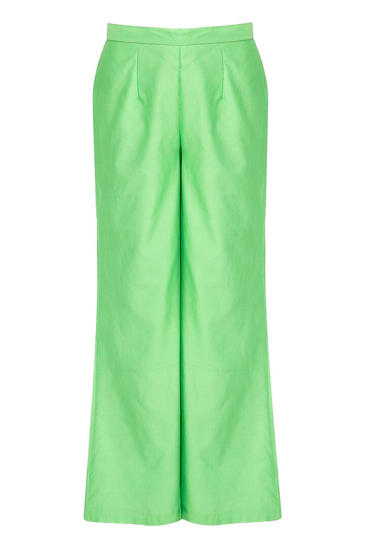 Pista Green Embroidered Kurta Set by Preeti S Kapoor at Pernia's Pop Up Shop