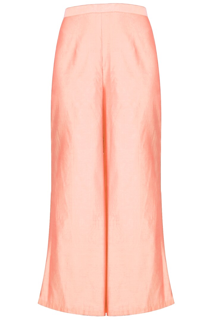 Peach Embroidered Kurta Set by Preeti S Kapoor at Pernia's Pop Up Shop
