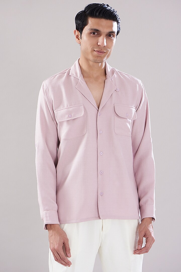 Pink Jute Linen Co-Ord Set by PUNEET KAPOOR LABEL at Pernia's Pop Up Shop