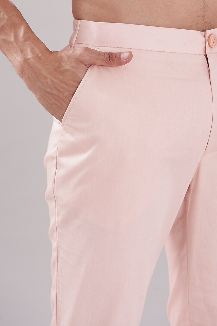 Pink Zari Nehru Jacket Set by PUNEET KAPOOR LABEL at Pernia's Pop Up Shop
