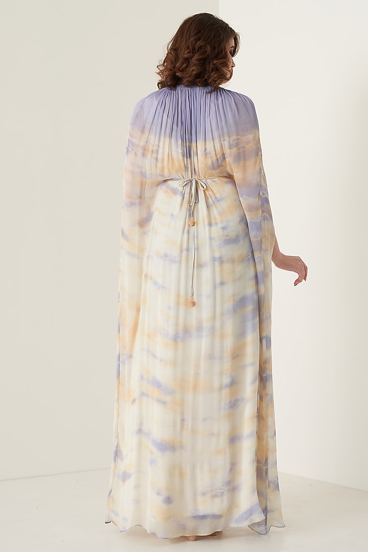 Multi-Coloured Printed Kaftan For Girls by Potloo by Merge at Pernia's Pop Up Shop