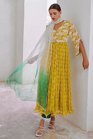 Shop Designer Green Anarkali Dress | Pernia's Pop-Up Shop 2026 Shop Designer Green Anarkali Dress | Pernia's Pop-Up Shop 2026