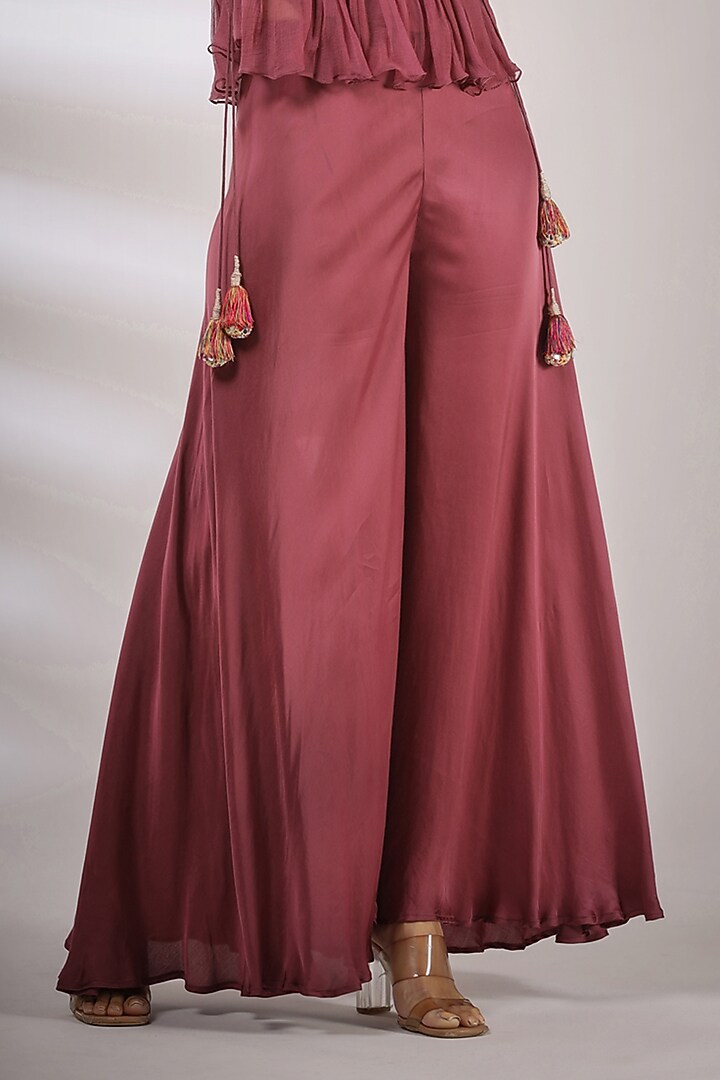 Falsa Silk Blend Pant Set by Pallavi Jaipur at Pernia's Pop Up Shop