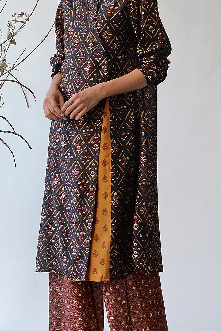 Multi Colored Printed Tunic by Payal Pratap at Pernia's Pop Up Shop