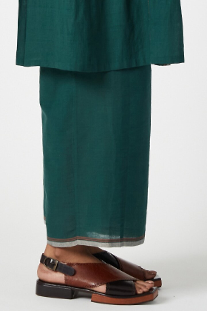 Green Cotton Tunic Set by Payal Pratap at Pernia's Pop Up Shop
