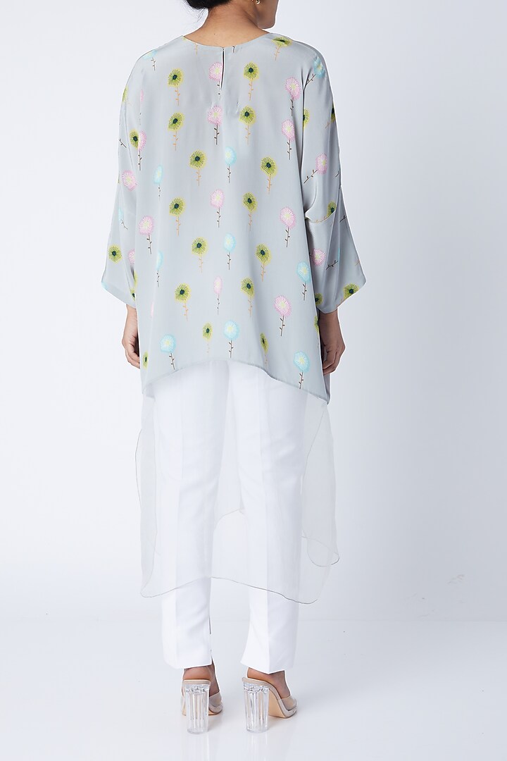 Grey Meadow Printed Tunic by PS Pret by Payal Singhal at Pernia's Pop Up Shop