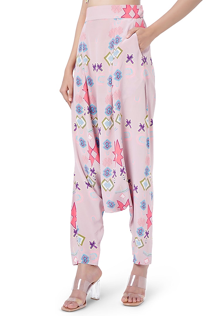 Purple & Pink Embroidered Jacket Set by Payal Singhal at Pernia's Pop Up Shop